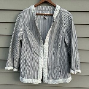 Amex Engineer striped jacket cotton women’s medium